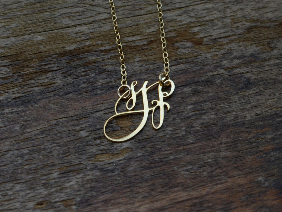 Personalized bracelet with handmade monogram initials. Customize it with  your initials.
